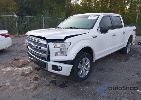 2017 Ford F-150 Platinum из США, поврежденный, VIN 1FTEW1EG3HFB50967